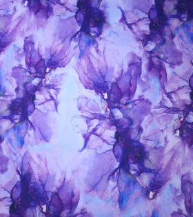 Printed Scuba - Abstract - Purple