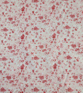Printed Cotton Poplin - Dusty Pink