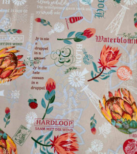 Printed Mini-Matt - Afrikaans - Beige