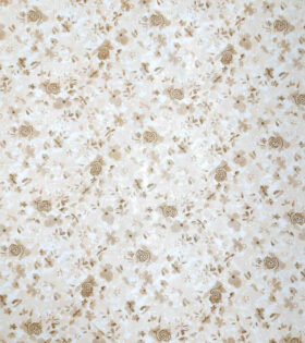 Printed Cotton Poplin - Beige