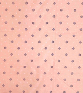 Printed Cotton Poplin - Peach
