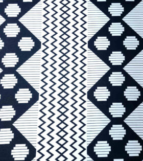 Printed Mini-Matt - Abstract - White