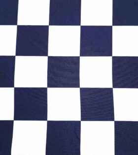 Printed Mini-Matt - Blocks - Navy Blue