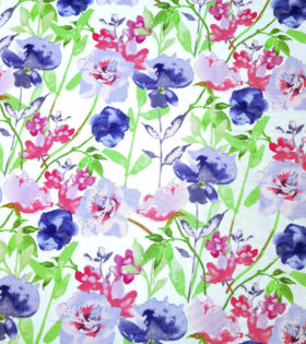 Printed Mini-Matt - Floral - White