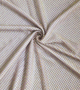 Rhinestone Mesh - Taupe