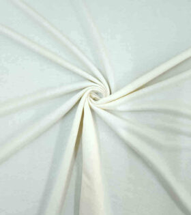 Unbrushed Poly Tracksuiting - Cream