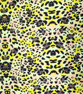 Omega Satin - Abstract - Sulphur Yellow