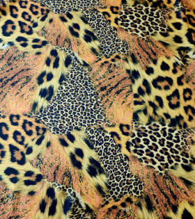 Omega Satin - Abstract - Mustard