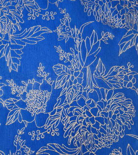 Brocade Luxe - Royal Blue