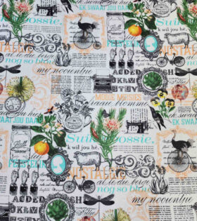 Printed Mini-Matt - Afrikaans - White