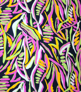 Rayon Challis - Abstract - Black