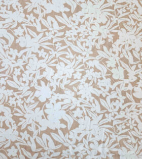 Rayon Challis - Floral - Stone