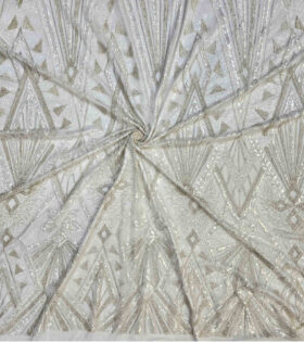 Imported Evening Tulle (15996) - Beige