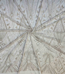 Imported Evening Tulle (15996) - Fawn