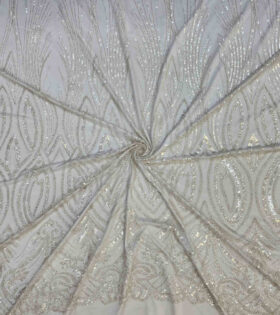 Imported Evening Tulle (15997) - Beige
