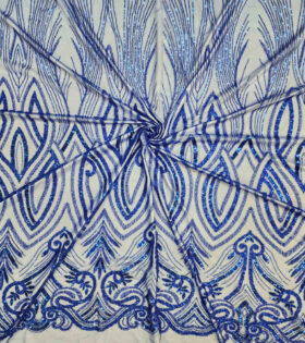 Imported Evening Tulle (15997) - Royal Blue