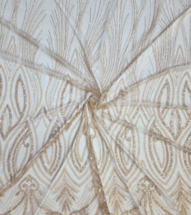 Imported Evening Tulle (15997) - Nude