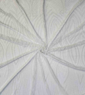 Imported Evening Tulle (15997) - White