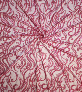 Imported Evening Tulle (16017) - Cerise Pink