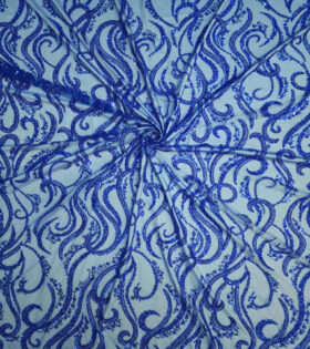 Imported Evening Tulle (16017) - Royal Blue