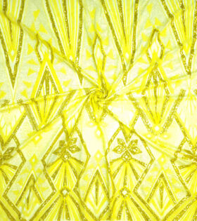 Imported Evening Tulle (15996) - Yellow