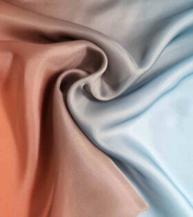 Ombre Organdy Satin - Pastel Blue