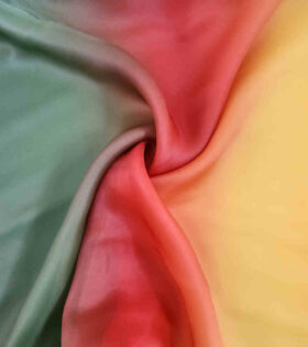Ombre Organdy Satin - Yellow