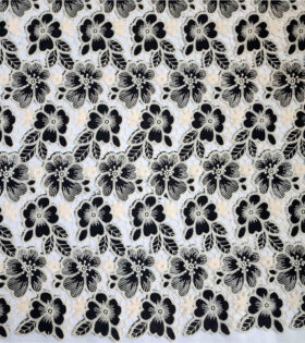 Cotton Madeira Lace - Black