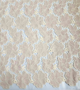 Cotton Madeira Lace - Beige