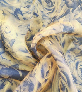 Printed Organdy Satin