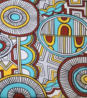 Printed Mini-Matt - Abstract - Brown