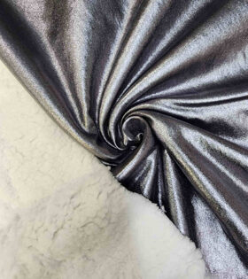 Sherpa Disco Bonded Fleece - Charcoal