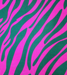 Printed Mini-Matt - Natural - Cerise Pink