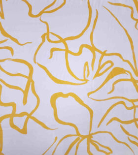 Printed Armani Satin - Abstract - Baby Pink