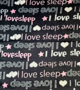 Mongolian Fleece - I Love Sleep