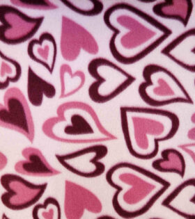 Polar Fleece - Hearts