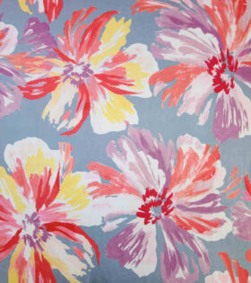 Printed DTY - Floral - Grey