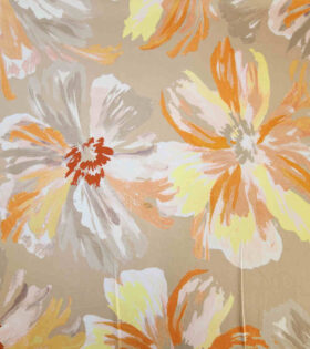 Printed DTY - Floral - Stone