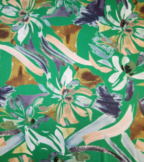 Printed DTY - Floral - Emerald