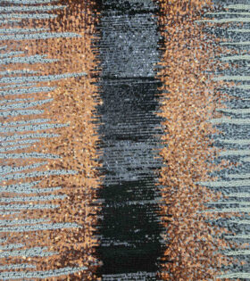 Holly Beaded Tulle - Rust