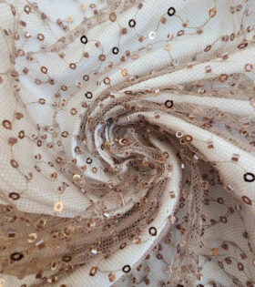 Lra Sequins Tulle - Mocha