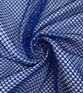 Rhinestone Mesh - Royal Blue