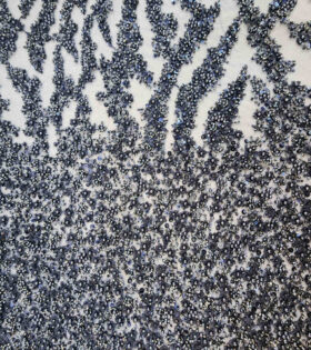 Remi Beaded Tulle - Navy Blue