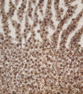 Remi Beaded Tulle - Taupe