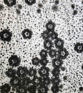 Rosa Beaded Tulle - Black