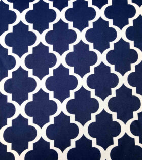 Printed Mini-Matt - Abstract - Navy Blue