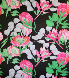 Printed Mini-Matt - Protea - Black
