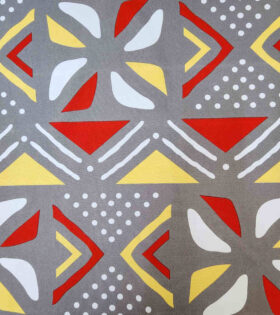 Printed Mini-Matt - Abstract - Grey