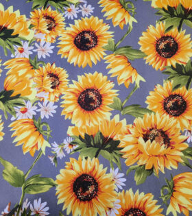 Printed Mini-Matt - Sunflower - Grey
