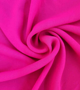 Double Milk Georgette - Magenta